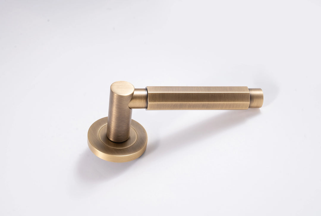 Dali Lever Handle - Brushed Brass