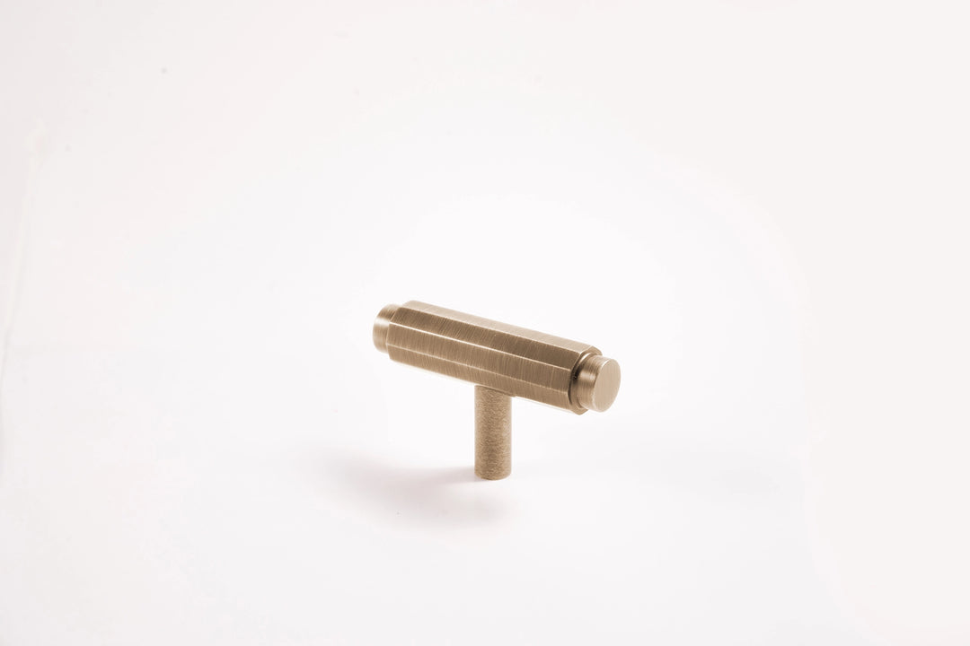 Architectural Hardware Australia | Dali T-pull - Brushed Brass