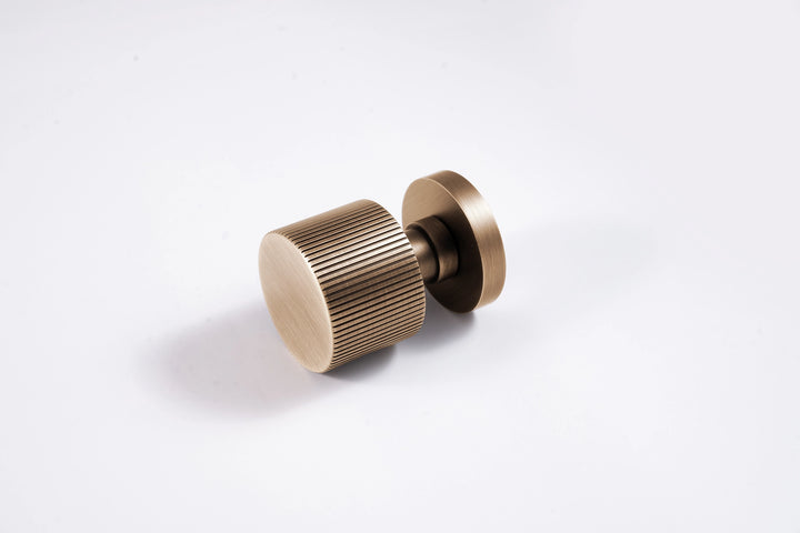 Kasuma Door Knob - Brushed Brass