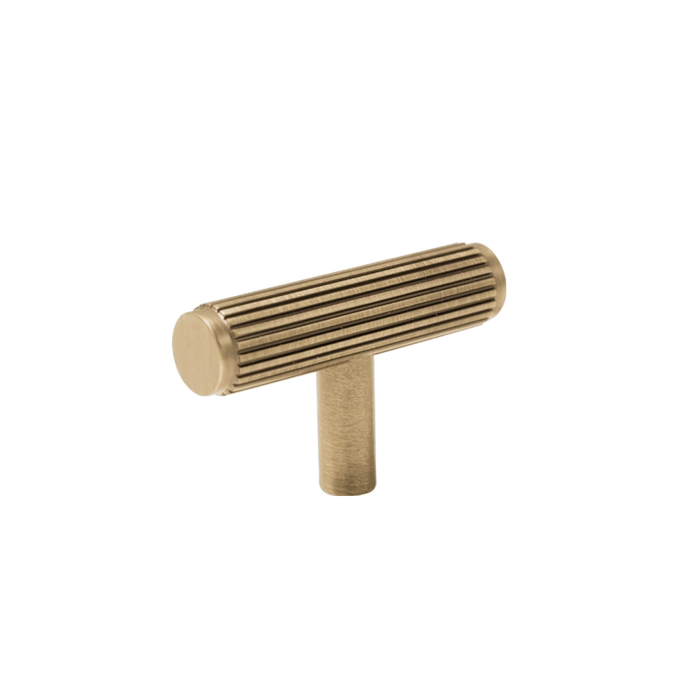 Kasuma T-pull - Brushed Brass