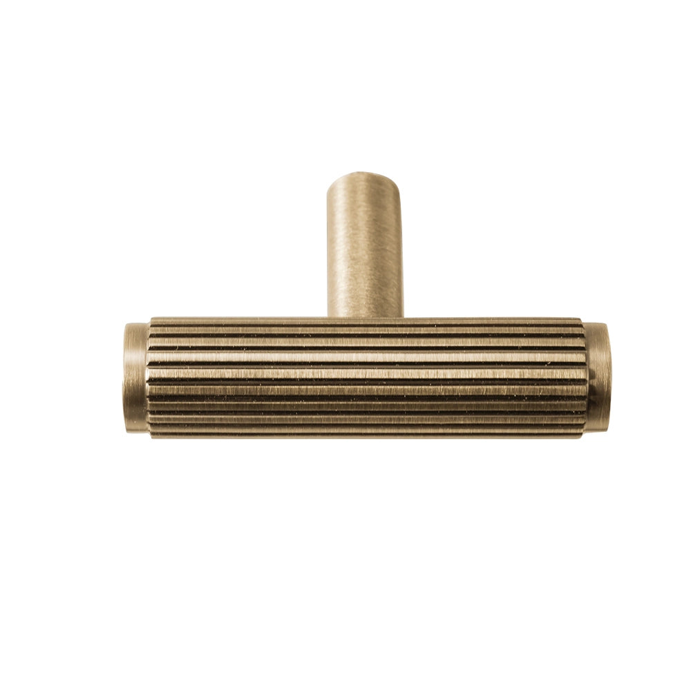 Kasuma T-pull - Brushed Brass