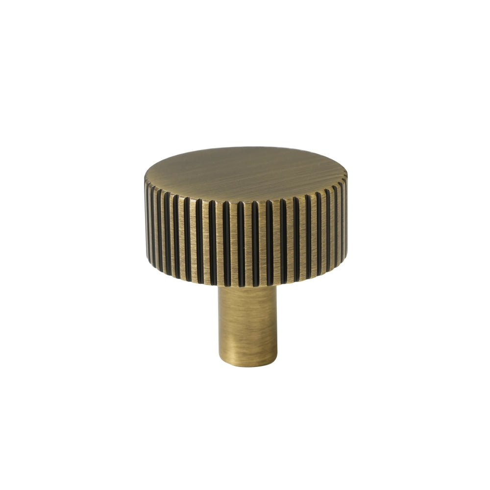 Kasuma Wide Cabinet Knob - Brushed Brass