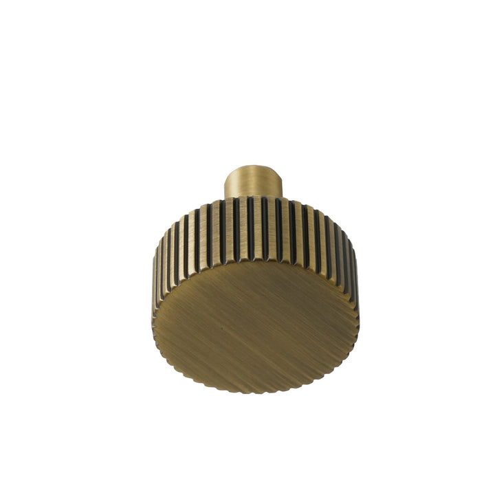 Kasuma Wide Cabinet Knob - Brushed Brass