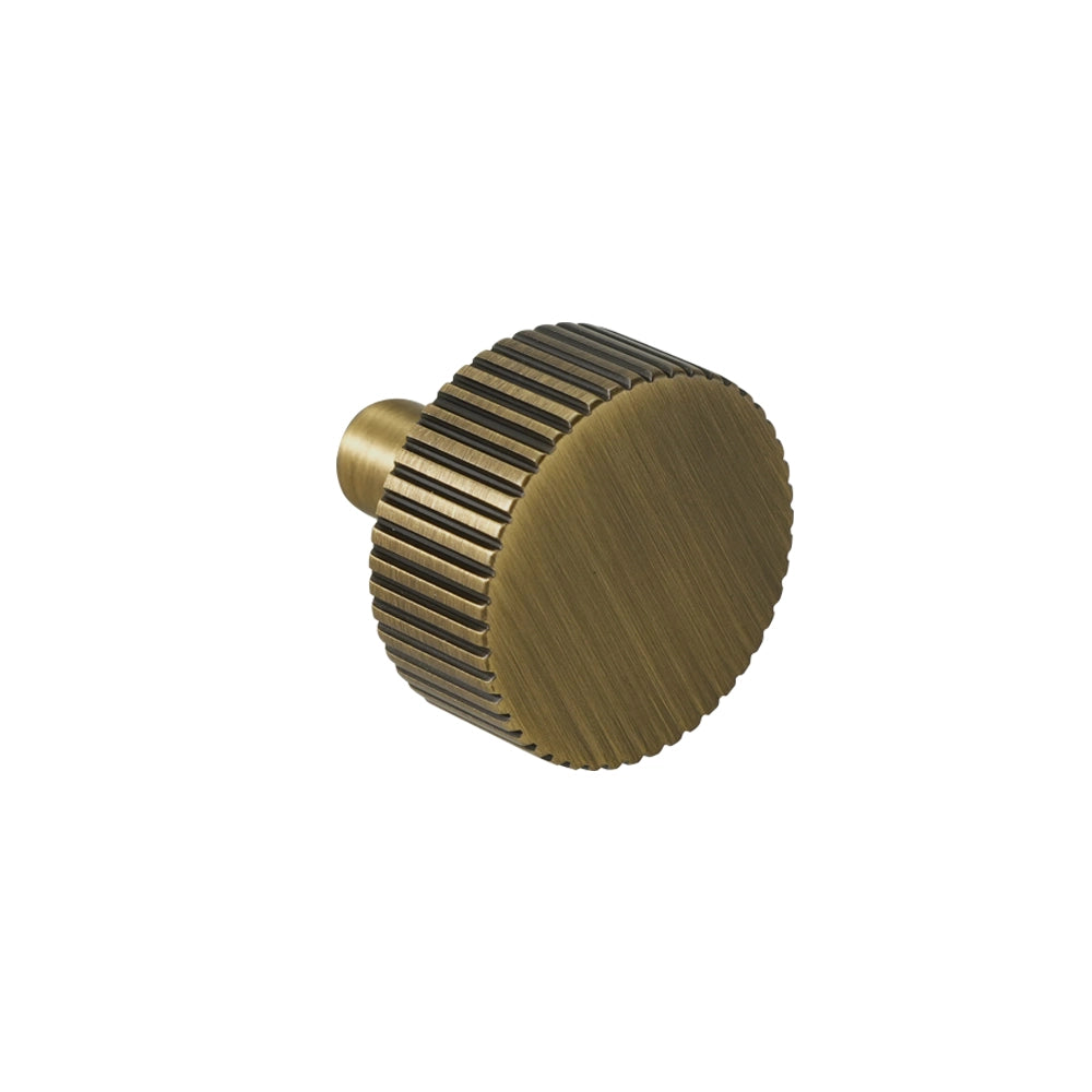 Kasuma Wide Cabinet Knob - Brushed Brass