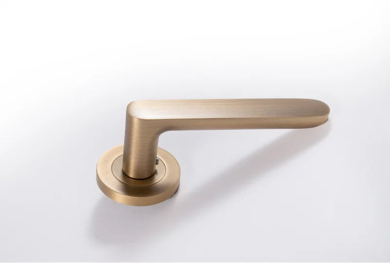 Rene Lever Handle - Brushed Brass