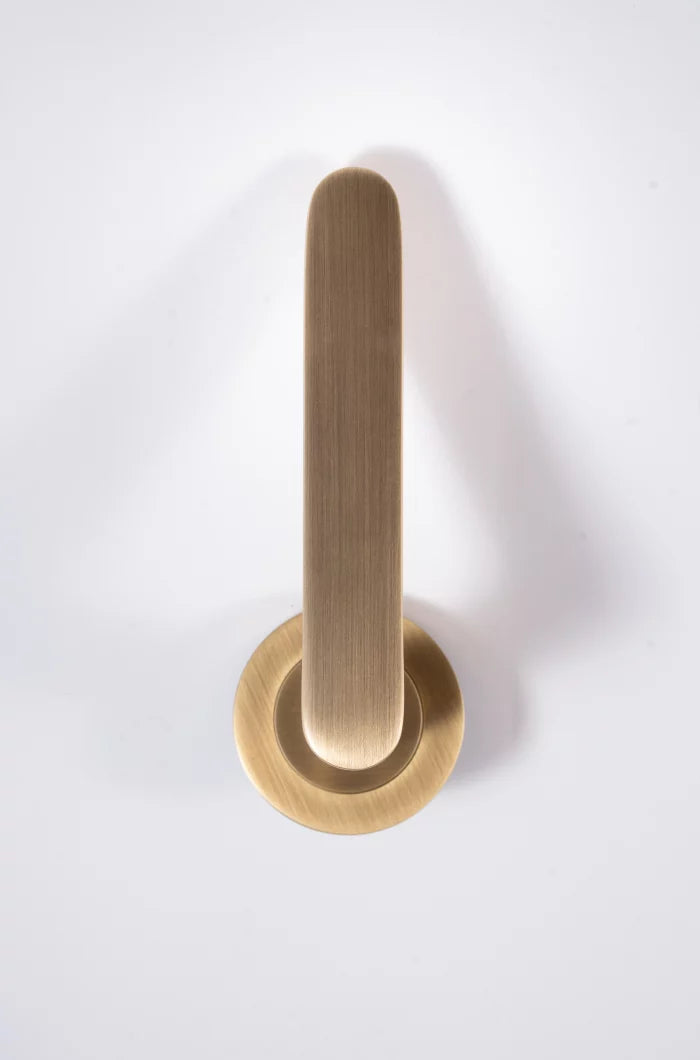 Rene Lever Handle - Brushed Brass