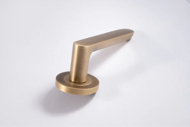 Rene Lever Handle - Brushed Brass