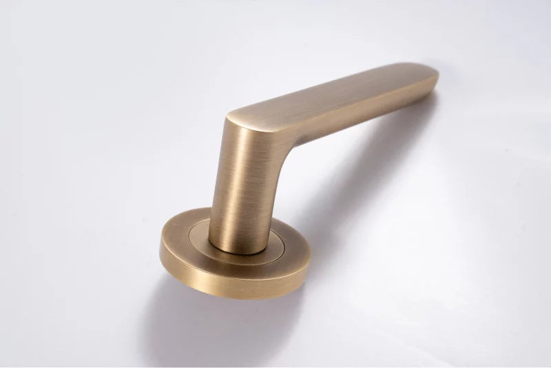 Rene Lever Handle - Brushed Brass