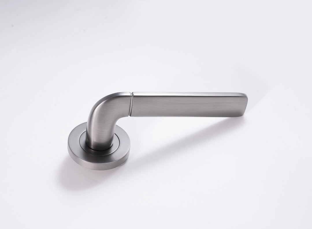 Rumi Lever Handle - Nickel Plated