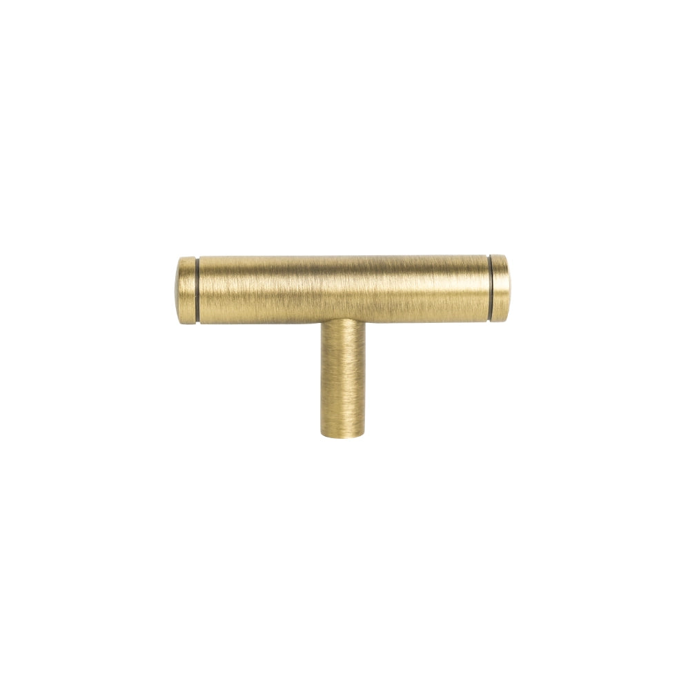 Architectural Hardware Australia | Rumi T-pull - Brushed Brass