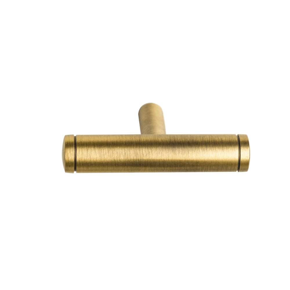 Architectural Hardware Australia | Rumi T-pull - Brushed Brass